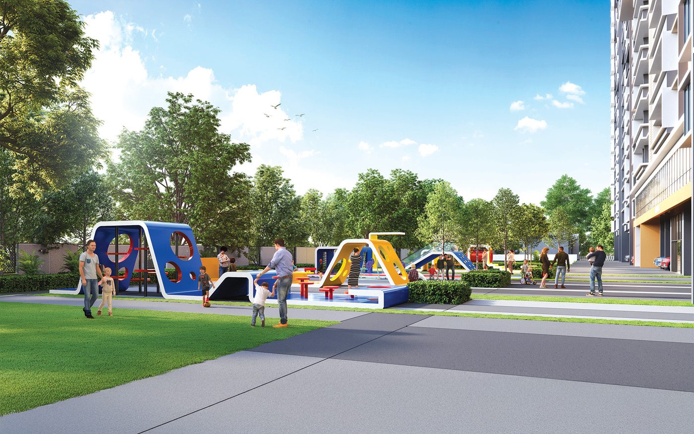 Creche and indoor amenity pod at Treasure Troves, Wakad — artist's impression