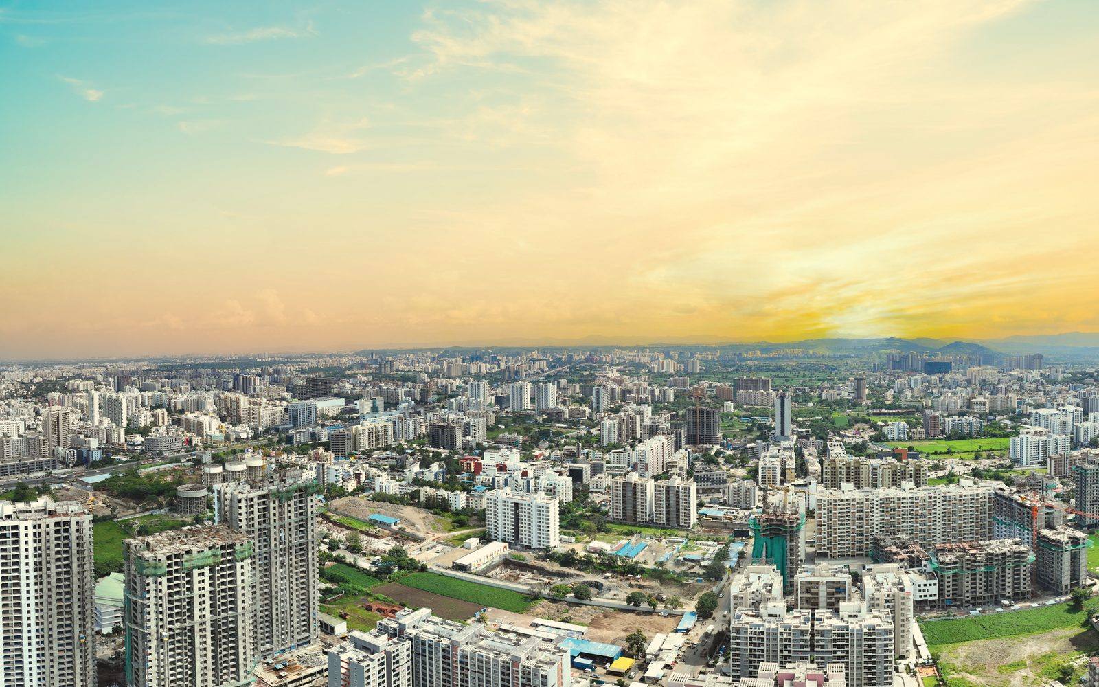 Connectivity map showing Treasure Troves at Wakad, Pune, relative to Phoenix Mall of the Millennium, Balewadi High Street and Hinjewadi